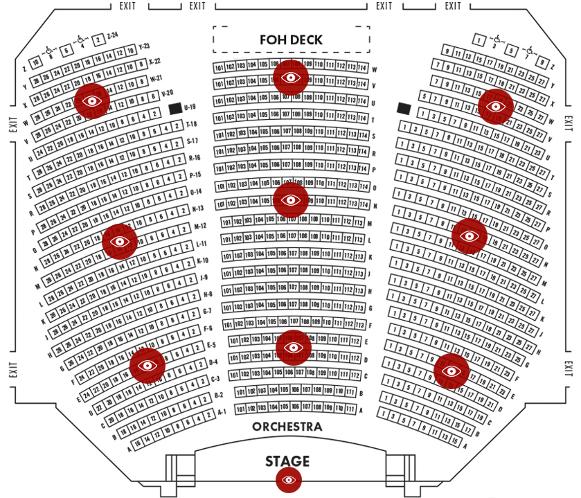 Los Angeles Nokia Theater Seating Chart